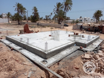 Première étape chantier en cours en zone Touristique -                            Sale
                           Notre Chantiers Djerba